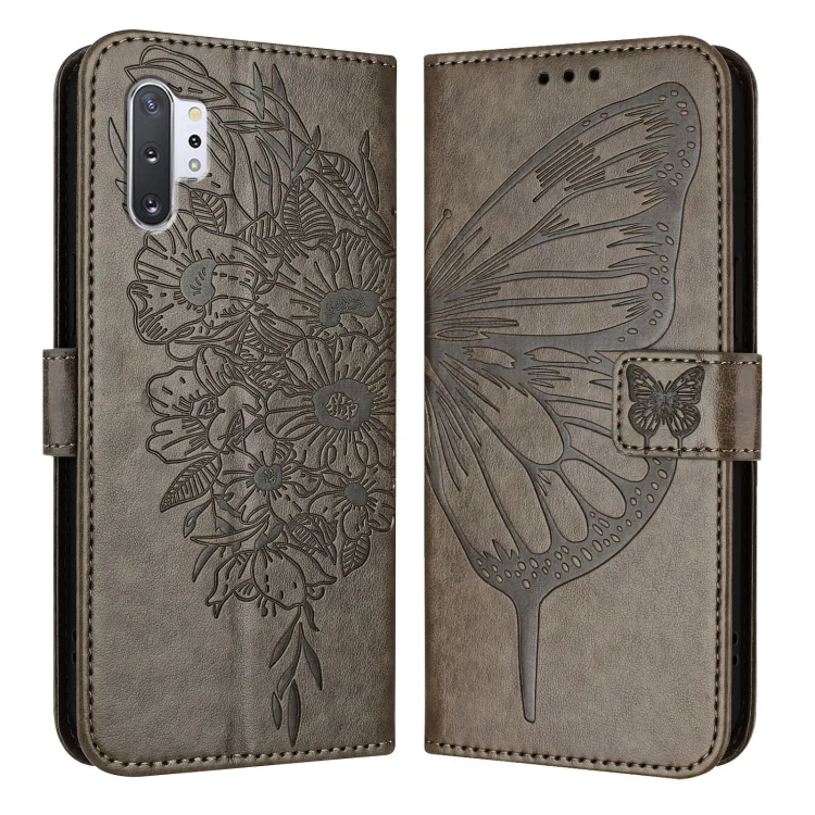 Embossed Butterfly Leather Phone Case, For Samsung Galaxy Note10+, For Samsung Galaxy A20e / A10e