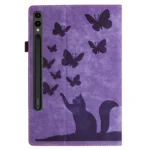 Butterfly Cat Embossing Leather Tablet Case, For Samsung Galaxy Tab S9 FE+ / S9+ / S8+, For Samsung Galaxy Tab S9 Ultra / S8 Ultra - Image 3