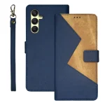 idewei Two-color Splicing Leather Phone Case, For Samsung Galaxy A25 5G