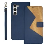 idewei Two-color Splicing Leather Phone Case, For Samsung Galaxy S24 5G, For Samsung Galaxy A05