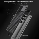 R-JUST RJ58 Aromatherapy Metal Cooling Phone Case, For Samsung Galaxy S24 Ultra 5G, For Samsung Galaxy S24+ 5G, For Samsung Galaxy S24 5G, For Samsung Galaxy S23 Ultra 5G... - Image 3
