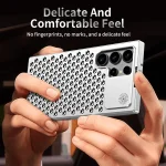 R-JUST RJ58 Aromatherapy Metal Cooling Phone Case, For Samsung Galaxy S24 Ultra 5G, For Samsung Galaxy S24+ 5G, For Samsung Galaxy S24 5G, For Samsung Galaxy S23 Ultra 5G... - Image 4
