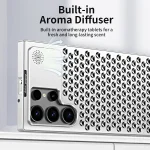 R-JUST RJ58 Aromatherapy Metal Cooling Phone Case, For Samsung Galaxy S24 Ultra 5G, For Samsung Galaxy S24+ 5G, For Samsung Galaxy S24 5G, For Samsung Galaxy S23 Ultra 5G... - Image 5