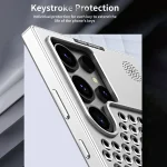 R-JUST RJ58 Aromatherapy Metal Cooling Phone Case, For Samsung Galaxy S24 Ultra 5G, For Samsung Galaxy S24+ 5G, For Samsung Galaxy S24 5G, For Samsung Galaxy S23 Ultra 5G... - Image 7