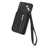 YM006 Skin Feel Zipper Card Bag Phone Case with Dual Lanyard, For Samsung Galaxy S21 5G, For Samsung Galaxy S21+ 5G - Image 6