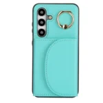 YM007 Ring Holder Card Bag Skin Feel Phone Case, For Samsung Galaxy S24+ 5G, For Samsung Galaxy S24 5G, For Samsung Galaxy S23 FE 5G