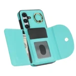 YM007 Ring Holder Card Bag Skin Feel Phone Case, For Samsung Galaxy S24+ 5G, For Samsung Galaxy S24 5G, For Samsung Galaxy S23 FE 5G - Image 4