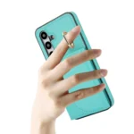 YM007 Ring Holder Card Bag Skin Feel Phone Case, For Samsung Galaxy S24+ 5G, For Samsung Galaxy S24 5G, For Samsung Galaxy S23 FE 5G - Image 6