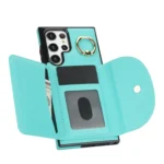 YM007 Ring Holder Card Bag Skin Feel Phone Case, For Samsung Galaxy S22 Ultra 5G, For Samsung Galaxy S22+ 5G, For Samsung Galaxy S22 5G - Image 4