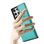 YM007 Ring Holder Card Bag Skin Feel Phone Case, For Samsung Galaxy S22 Ultra 5G, For Samsung Galaxy S22+ 5G, For Samsung Galaxy S22 5G - Image 6