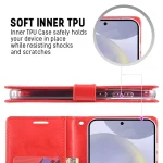 GOOSPERY BLUE MOON Crazy Horse Texture Leather Phone Case, For Samsung Galaxy S24 5G - Image 5