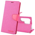 GOOSPERY CANVAS DIARY Fabric Texture Flip Leather Phone Case, For Samsung Galaxy S24 Ultra 5G, For Samsung Galaxy S24+ 5G, For Samsung Galaxy S24 5G