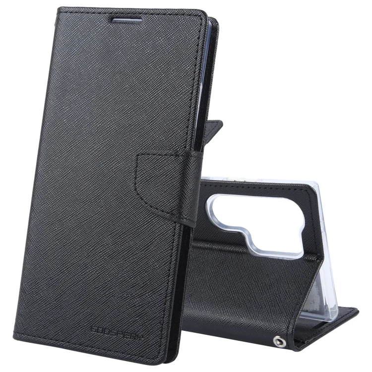GOOSPERY FANCY DIARY Cross Texture Leather Phone Case, For Samsung Galaxy S24 Ultra 5G, For Samsung Galaxy S24+ 5G, For Samsung Galaxy S24 5G