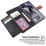 GOOSPERY RICH DIARY Crazy Horse Texture Leather Phone Case, For Samsung Galaxy S24 Ultra 5G, For Samsung Galaxy S24+ 5G, For Samsung Galaxy S24 5G - Image 5