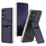 GKK Rotor Bracket Recessed Card Bag Full Coverage Phone Case, For Samsung Galaxy S25 5G, For Samsung Galaxy S25+ 5G, For Samsung Galaxy S25 Ultra 5G, For Samsung Galaxy S24 Ultra 5G...