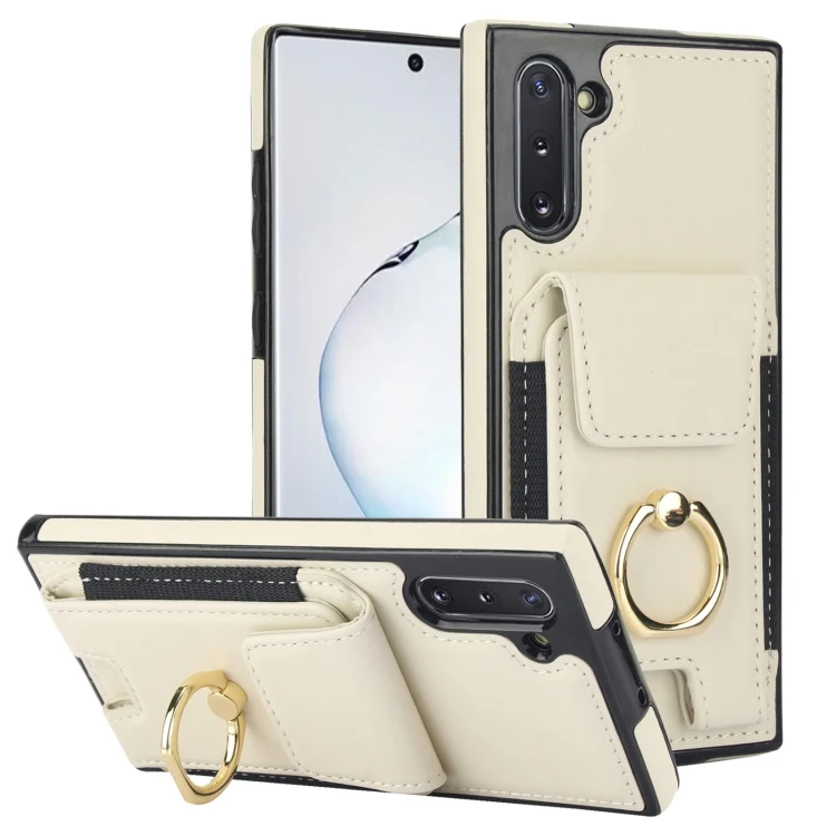 Elastic Card Bag Ring Holder Phone Case, For Samsung Galaxy Note10, For Samsung Galaxy Note10+