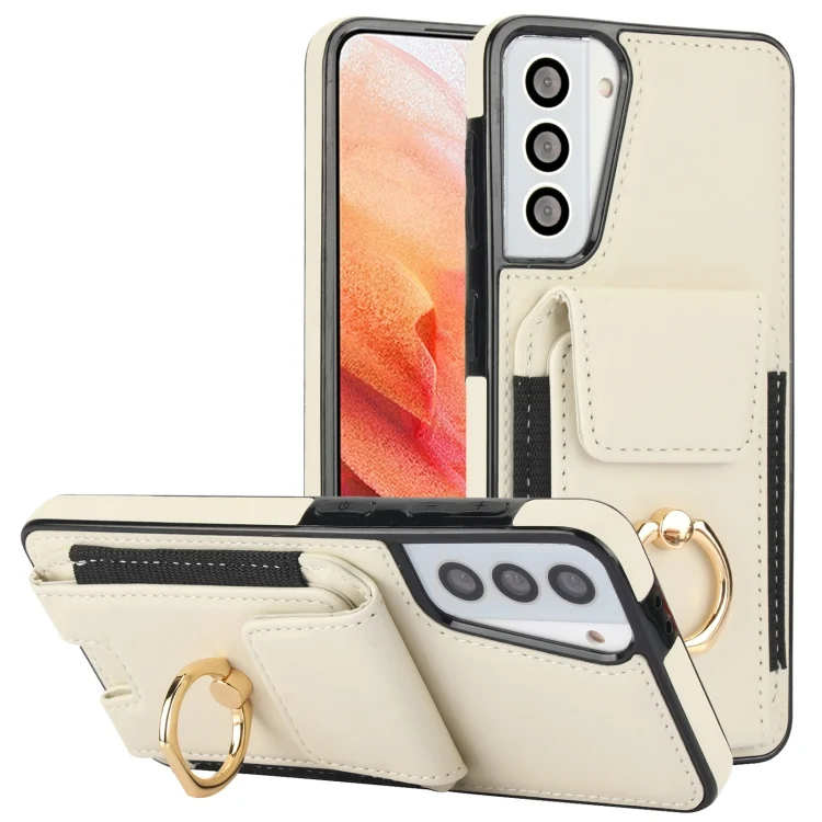 Elastic Card Bag Ring Holder Phone Case, For Samsung Galaxy S21+ 5G, For Samsung Galaxy S21 Ultra 5G, For Samsung Galaxy A12