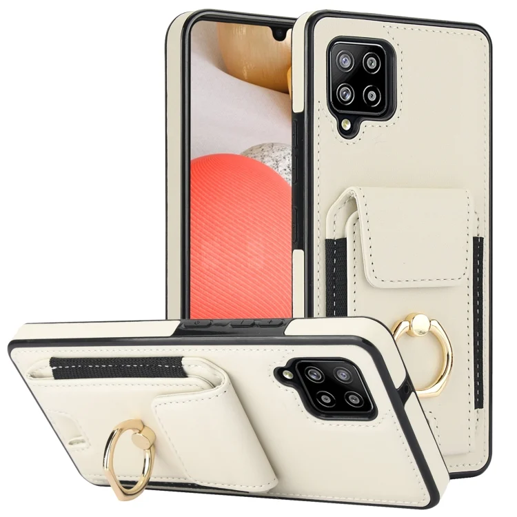 Elastic Card Bag Ring Holder Phone Case, For Samsung Galaxy A42, For Samsung Galaxy Note20 Ultra, For Samsung Galaxy Note20