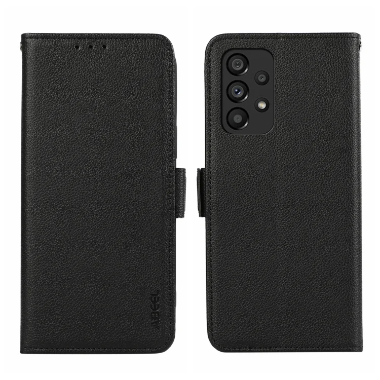 ABEEL Side-Magnetic Litchi Pattern Leather RFID Phone Case, For Samsung Galaxy A52 4G/5G, For Samsung Galaxy S21 5G, For Samsung Galaxy S21+ 5G, For Samsung Galaxy S21 Ultra 5G, For Samsung Galaxy A12