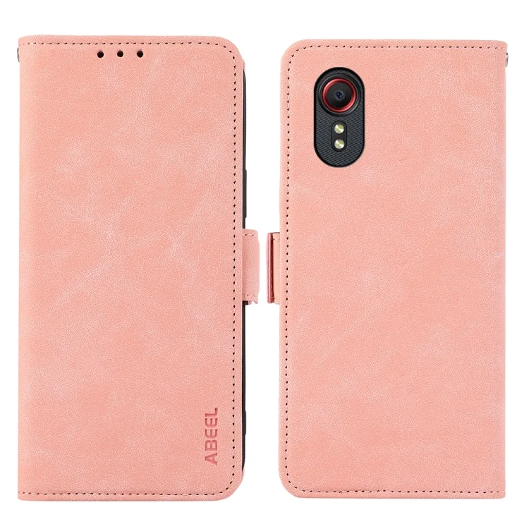 ABEEL Frosted Magnetic RFID Leather Phone Case, For Samsung Galaxy Xcover 7, For Samsung Galaxy A15 5G, For Samsung Galaxy A55 5G