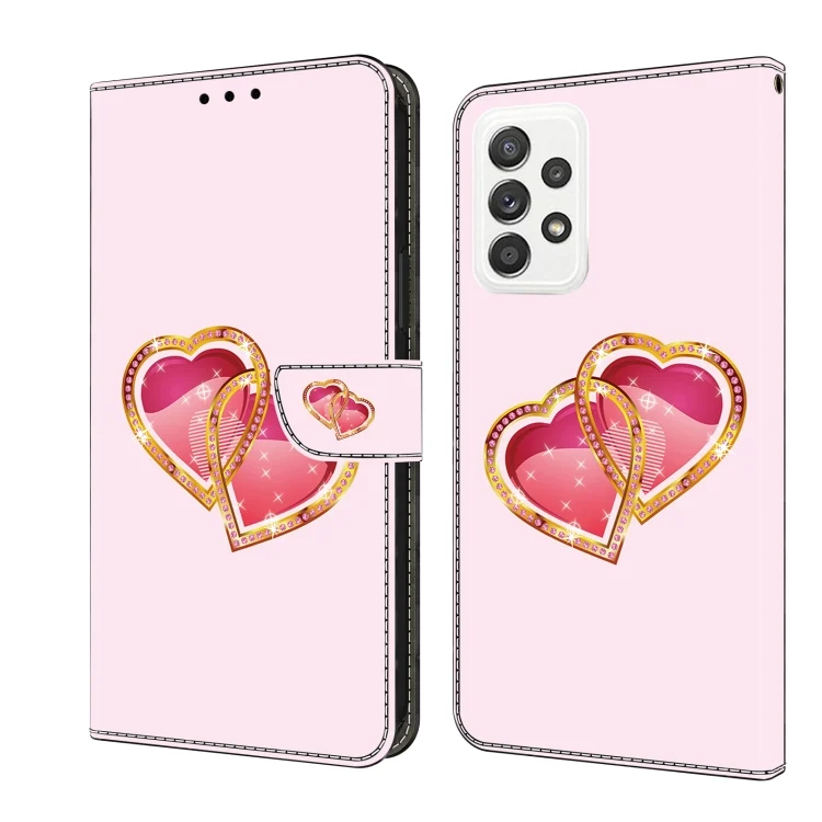 Crystal Painted Leather Phone case, For Samsung Galaxy A52 4G/5G, For Samsung Galaxy A32 5G