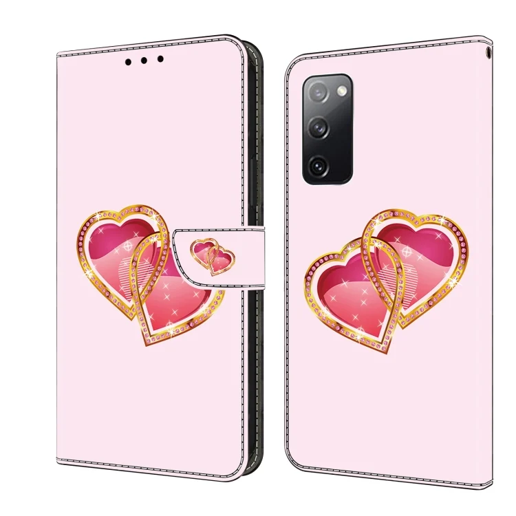 Crystal Painted Leather Phone case, For Samsung Galaxy S20 FE 4G/5G, For Samsung Galaxy M53 5G