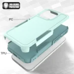 2 in 1 PC + TPU Phone Case, For iPhone 15 Pro, For iPhone 15 Plus, For iPhone 15 - Image 4