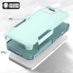 2 in 1 PC + TPU Phone Case, For iPhone 16e, For iPhone 16 Pro Max, For iPhone 16 Pro - Image 3