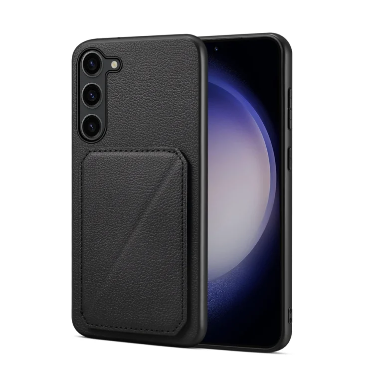 D04 Calf Texture Dual Card Slot Holder Phone Case, For Samsung Galaxy S24 5G, For Samsung Galaxy A15, For Samsung Galaxy A05, For Samsung Galaxy A05s, For Samsung Galaxy S23 FE 5G