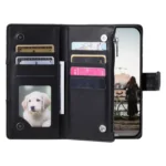 Glitter Lattice Zipper Wallet Leather Phone Case, For iPhone 15 Plus, For iPhone 15, For iPhone 14 Plus, For iPhone 14, For iPhone 14 Pro - Image 4