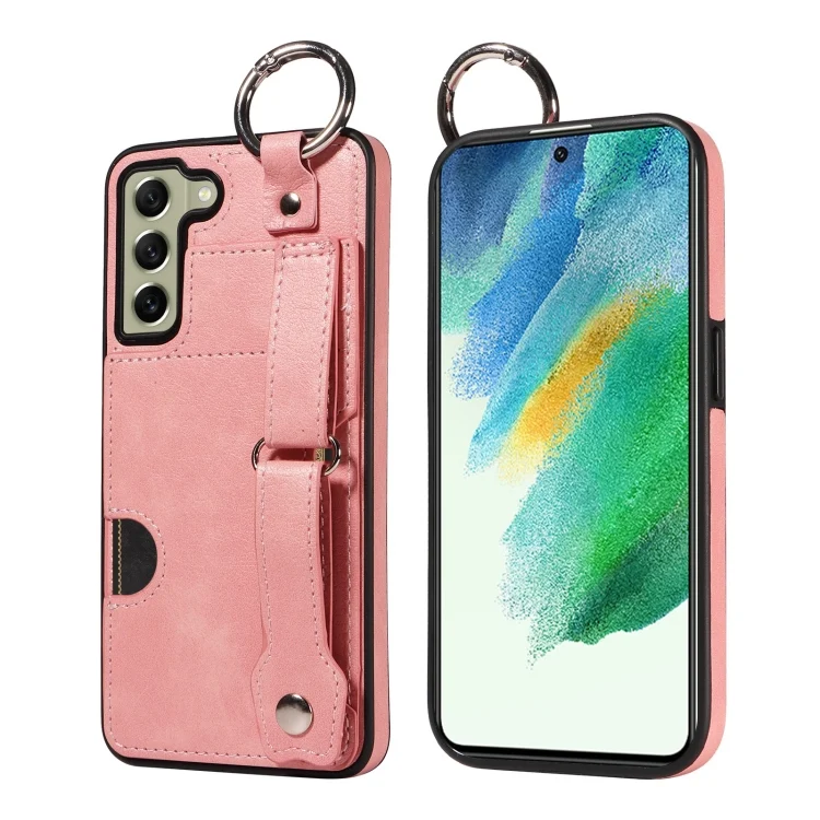 Calf Texture Wrist Card Slot Ring Phone Case, For Samsung Galaxy S21 FE 5G, For Samsung Galaxy A32 4G, For Samsung Galaxy A72 4G/5G, For Samsung Galaxy A32 5G