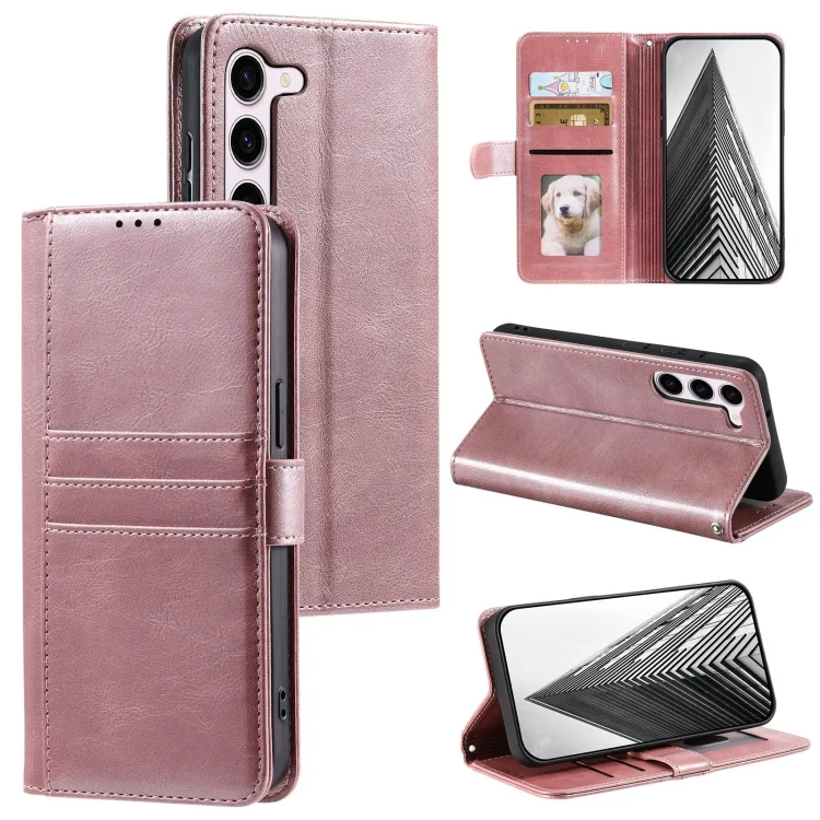 Simple 6-Card Wallet Leather Phone Case, For Samsung Galaxy S23+ 5G, For Samsung Galaxy S23 5G