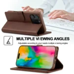 LC.IMEEKE Calf Texture Horizontal Flip Leather Case, For iPhone 16 Pro Max, iPhone 16e - Image 5