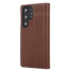 GEBEI Top-grain Horizontal Flip Leather Phone Case, For Samsung Galaxy S24 5G - Image 4
