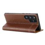 GEBEI Top-grain Horizontal Flip Leather Phone Case, For Samsung Galaxy S24 5G - Image 6
