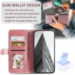Simple 6-Card Wallet Leather Phone Case, For iPhone 15, For iPhone 14 Plus - Image 7