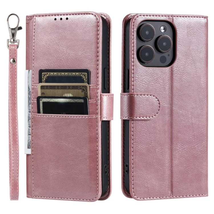 EDA006446010A_3.webp Simple 6-Card Wallet Leather Phone Case, For iPhone 13 Pro Max, For iPhone 13 Pro - Image 4