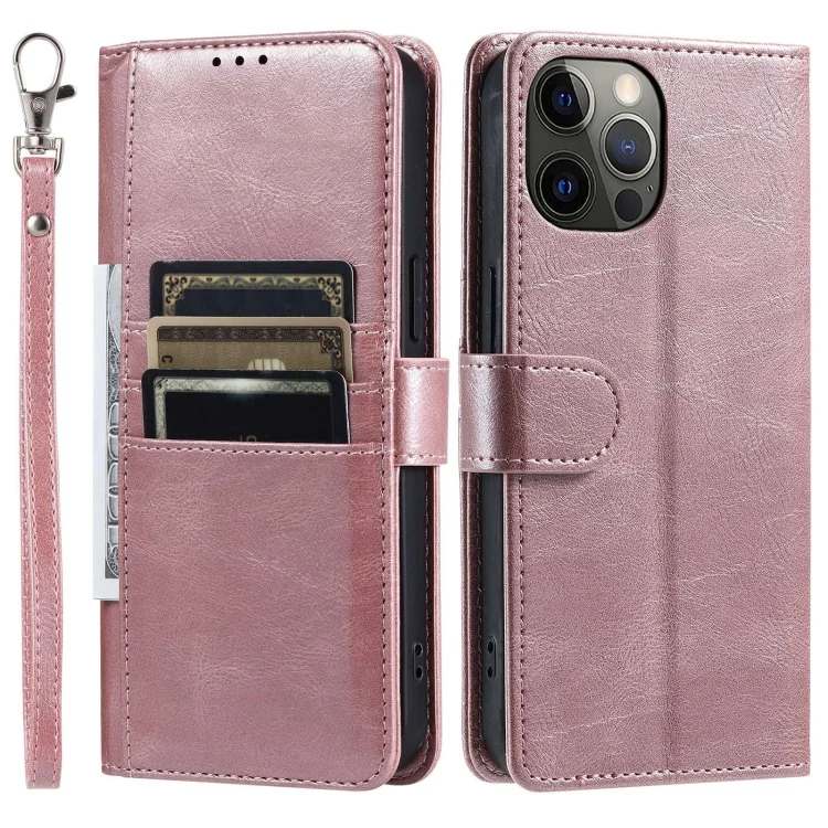 EDA006446014A_3.webp Simple 6-Card Wallet Leather Phone Case, For iPhone 12 / 12 Pro, For iPhone 12 Pro Max - Image 4