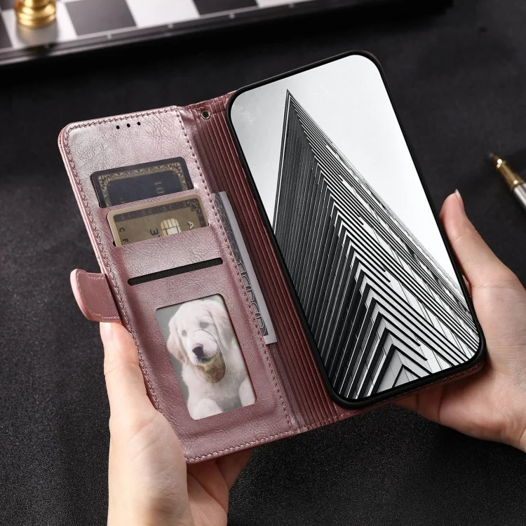 EDA006446018A_2.webp Simple 6-Card Wallet Leather Phone Case, For iPhone 11, For iPhone 11 Pro - Image 3