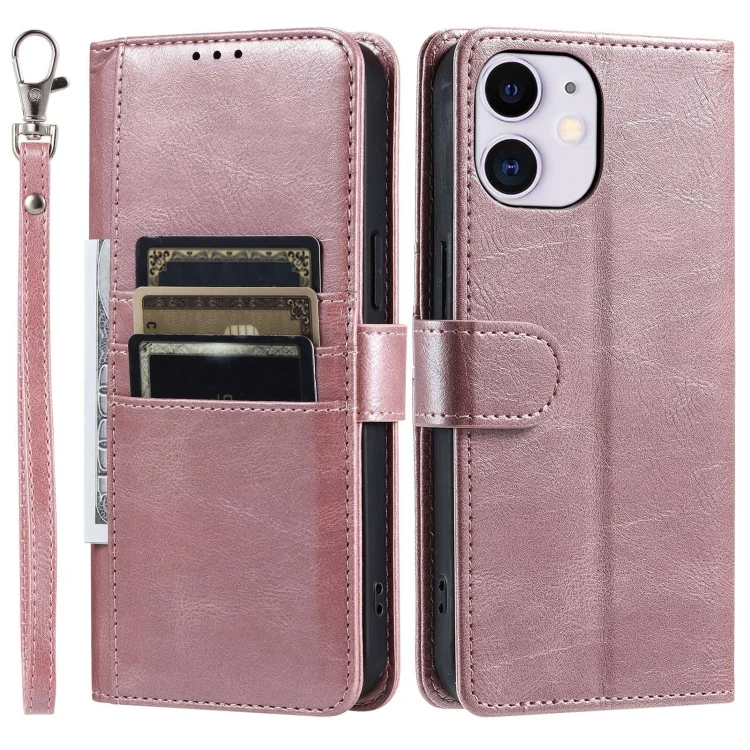 EDA006446018A_3.webp Simple 6-Card Wallet Leather Phone Case, For iPhone 11, For iPhone 11 Pro - Image 4