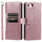 Simple 6-Card Wallet Leather Phone Case, For iPhone 16e, For iPhone 16 Pro Max - Image 2