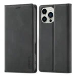 LC.IMEEKE Strong Magnetism Microfiber Leather Phone Case, For iPhone 16 Pro Max, For iPhone 16 Pro, For iPhone 16 Plus, For iPhone 16 - Image 2