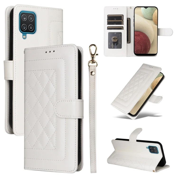 Diamond Lattice Leather Flip Phone Case, For Samsung Galaxy A12 / M12, For Samsung Galaxy A32 5G