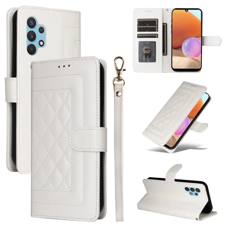 Diamond Lattice Leather Flip Phone Case, For Samsung Galaxy A32 4G, For Samsung Galaxy A72