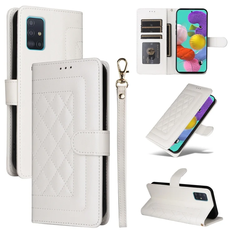 Diamond Lattice Leather Flip Phone Case, For Samsung Galaxy A51, For Samsung Galaxy A20s