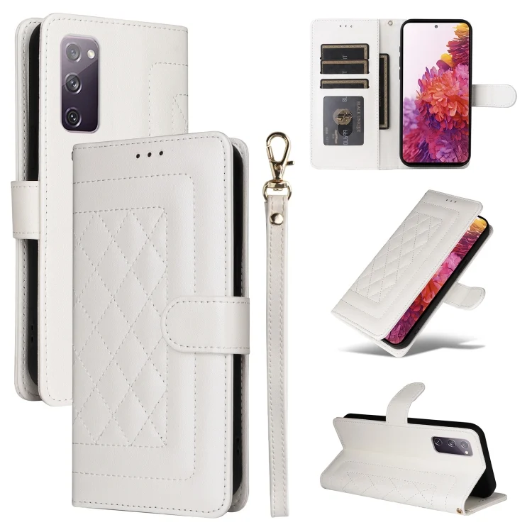 Diamond Lattice Leather Flip Phone Case, For Samsung Galaxy S20 FE, For Samsung Galaxy A73 5G