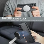 Fierre Shann Cowhide Vertical Flip Magnetic Card Holder Phone Case, For Samsung Galaxy S24 FE 5G, For Samsung Galaxy S24 Ultra 5G, For Samsung Galaxy S24+ 5G - Image 7