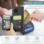 JEEHOOD J05 Business Magnetic Style RFID Leather Phone Case, For Samsung Galaxy S20 Ultra 5G, For Samsung Galaxy S20+ 5G, For Samsung Galaxy S20 5G, For Samsung Galaxy Note10 5G - Image 5