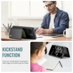 JEEHOOD J05 Business Magnetic Style RFID Leather Phone Case, For Samsung Galaxy S20 Ultra 5G, For Samsung Galaxy S20+ 5G, For Samsung Galaxy S20 5G, For Samsung Galaxy Note10 5G - Image 6