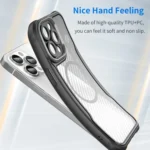Carbon Fiber Texture MagSafe Translucent Phone Case, For iPhone 11, For iPhone 11 Pro - Image 3